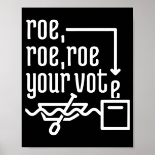 POSTER ROE ROE ROE VOTE 777