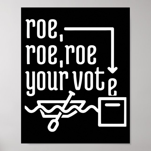 POSTER ROE ROE ROE VOTE 777 (Frente)