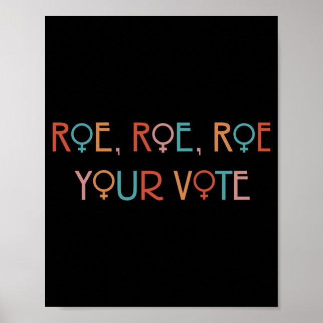 POSTER ROE ROE ROE YOK VOTO (Frente)