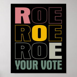Poster Roe Roe Seu Voto