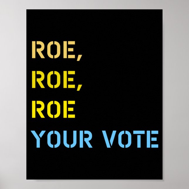 Poster roe roe seu voto (Frente)