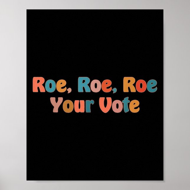 Poster roe roe seu voto 3 (Frente)