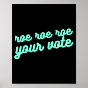 Poster roe roe seu voto XV