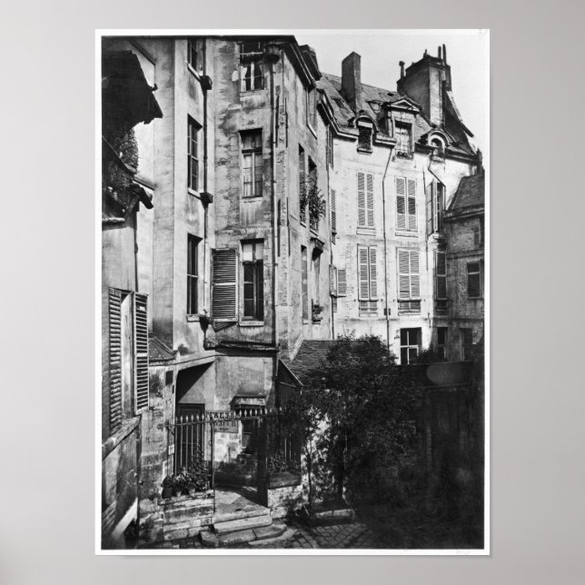 Poster Rohan courtyard, Paris, 1858-78 (Frente)