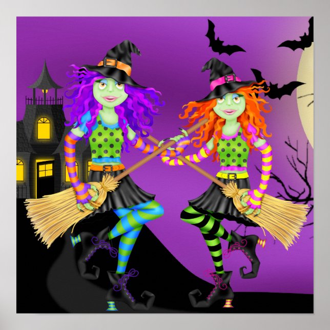 Póster Rokin' Halloween Witch - SRF (Frente)