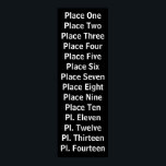 Poster Rolagem de Trânsito de Vintage Personalizada<br><div class="desc">Rolagem de Trânsito de Vintage Personalizada</div>