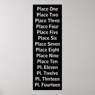 Poster Rolagem de Trânsito de Vintage Personalizada