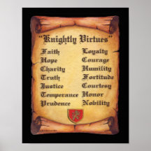 Rolagem de Virtudes Knightly