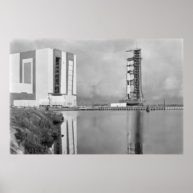 Poster Rolagem do edifício do conjunto do veículo Apollo  (Frente)