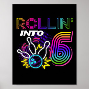 Poster Rolando na festa de aniversário de 6 anos de idade