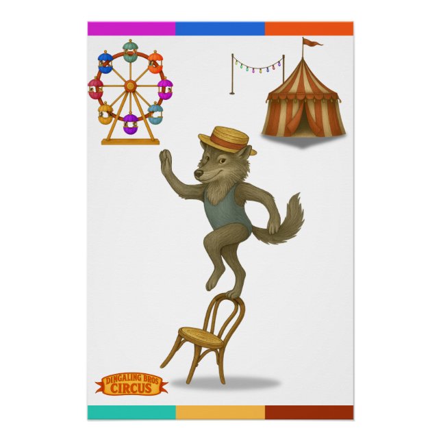 Póster Rolf wolf balancing act (Frente)