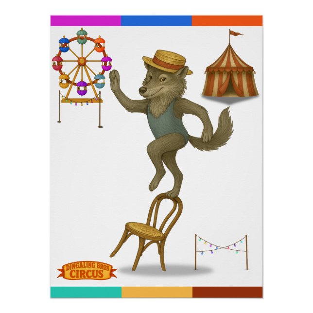 Póster Rolf wolf balancing act (Frente)