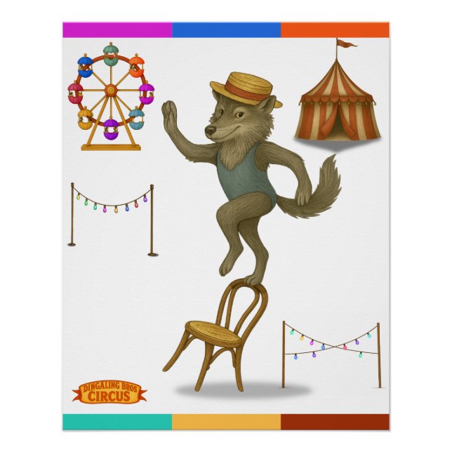 Póster Rolf wolf balancing act (Frente)