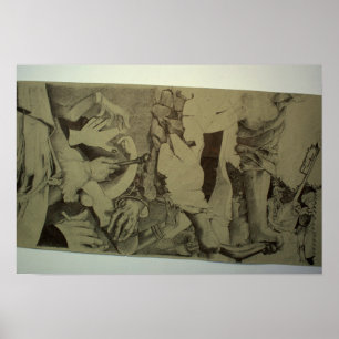 Póster Roll Detalhado de Fragmentos de Artes por Pascale