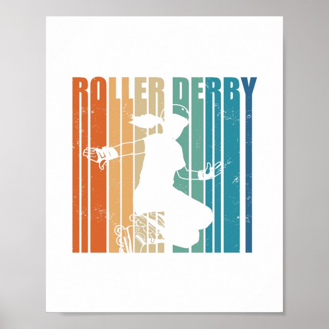 Poster Roller Derby (Frente)