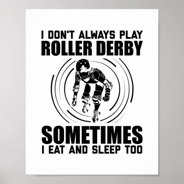 Poster Roller Derby Sayings (Frente)