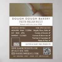 Roller e Pastelaria, padeiros, Bakery Store Advert