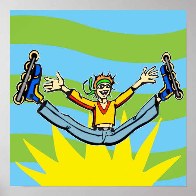 Poster Rollerblading (Frente)