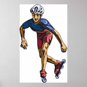 Poster Rollerblading