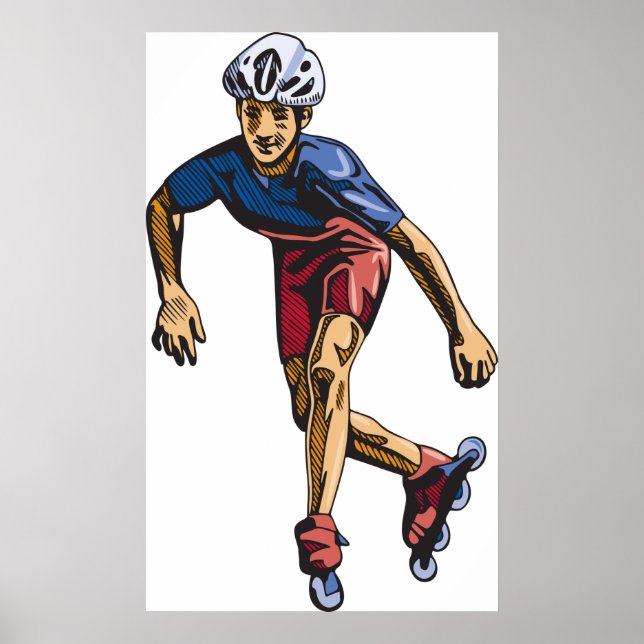 Poster Rollerblading (Frente)