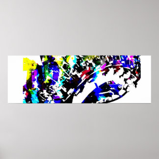 POSTER ROLLERCOSTER MULTICOLOR