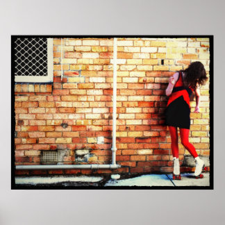 Poster Rollergirl