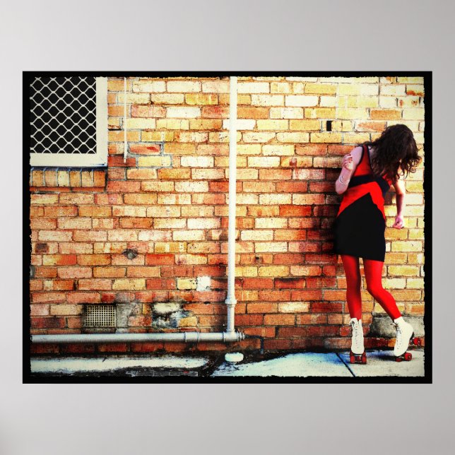 Poster Rollergirl (Frente)