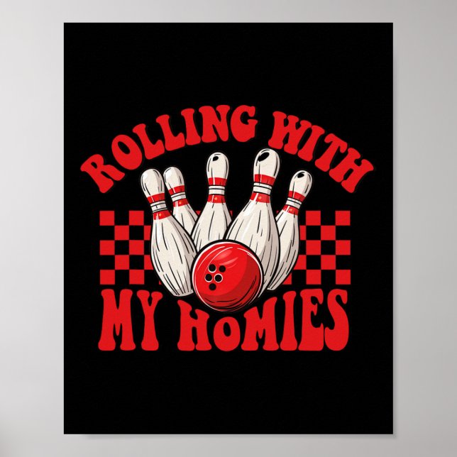 Poster Rollin Com Minhas Casas Retrorando Boliches Bolich (Frente)