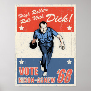 Póster Rolo com Nixon