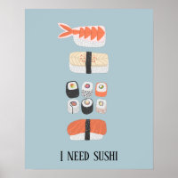 Rolo de Maki de Sushi Nigiri Japonês com Texto Per