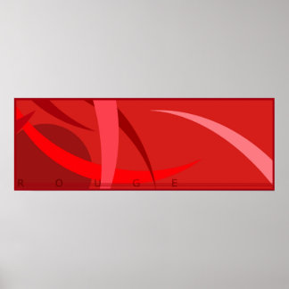 Póster rolo vermelho