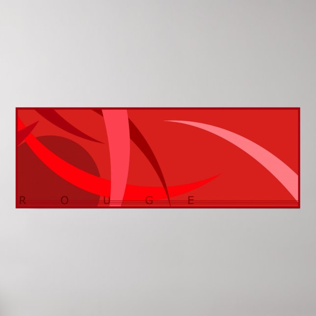Póster rolo vermelho (Frente)