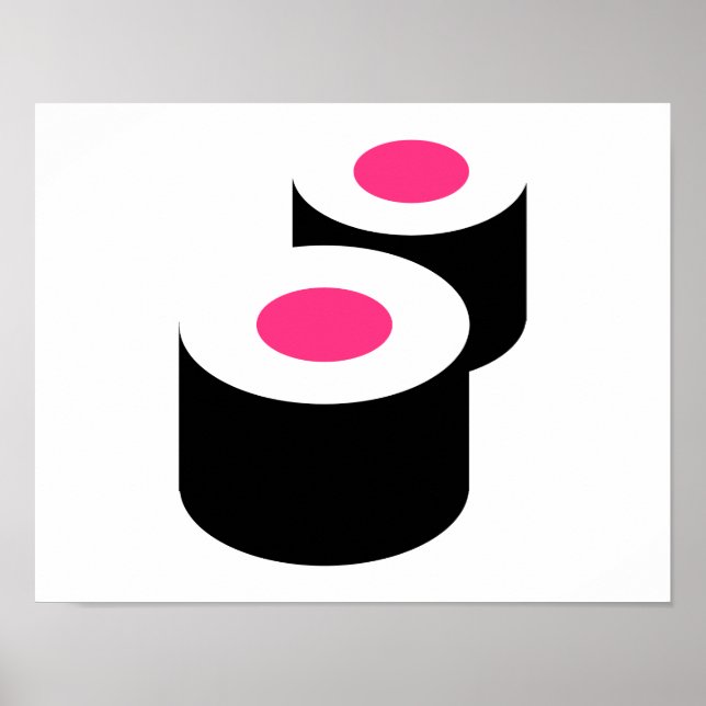 Poster Rolos de Sushi (Frente)