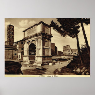 Póster Roma, Arco de Titus