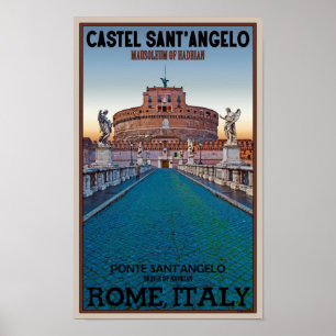 Póster Roma - Castel Sant'Angelo