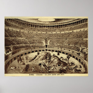 Póster Roma, entretenimento no Colosseum
