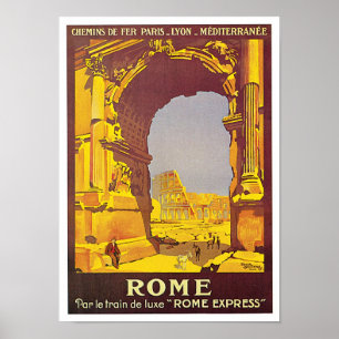 Póster Roma expressa