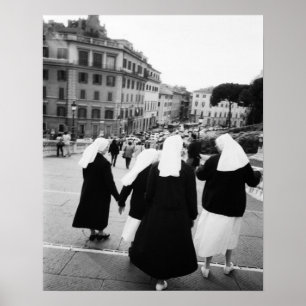 Póster Roma Itália, Patrulha de Freiras! (NR)