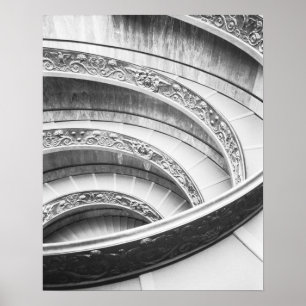 Poster Roma Itália, Vaticano Staircase