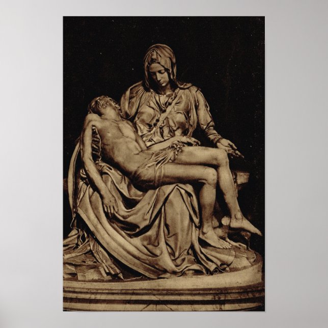 Poster Roma, Michelangelo, Pieta (Frente)