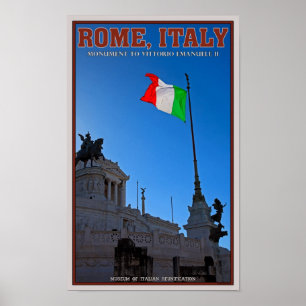 Póster Roma - Vittorio Monument