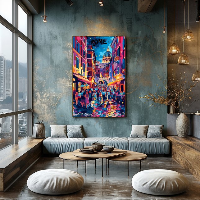 Póster Roma: When in Rome - Arte Contemporáneo (Criador carregado)