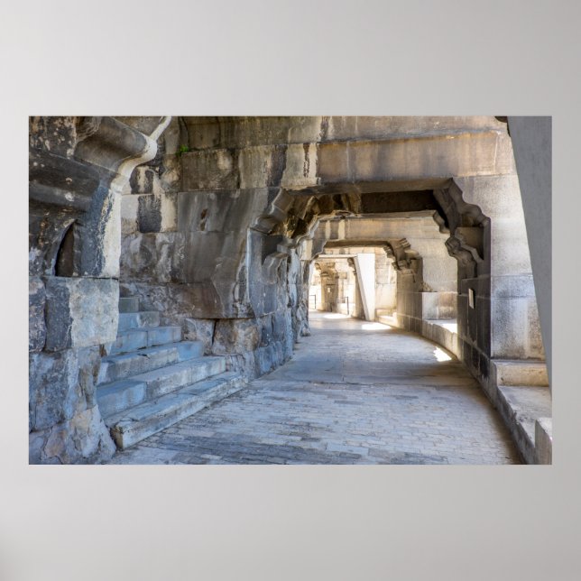 Poster Roman Amphitheater Hallway (Frente)