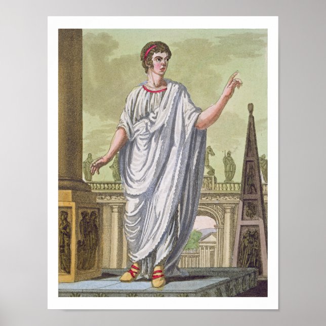 Póster Roman Citizen reclama emprego, de L'Antica (Frente)