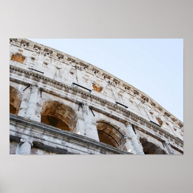 Póster Roman Coliseum pela manhã (Frente)