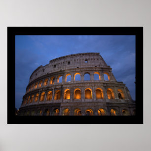 Poster Roman Colosseum à noite