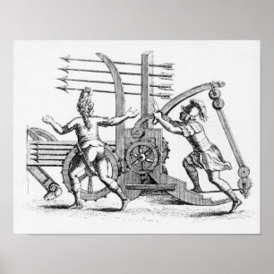 Póster Roman war machine for firing spears