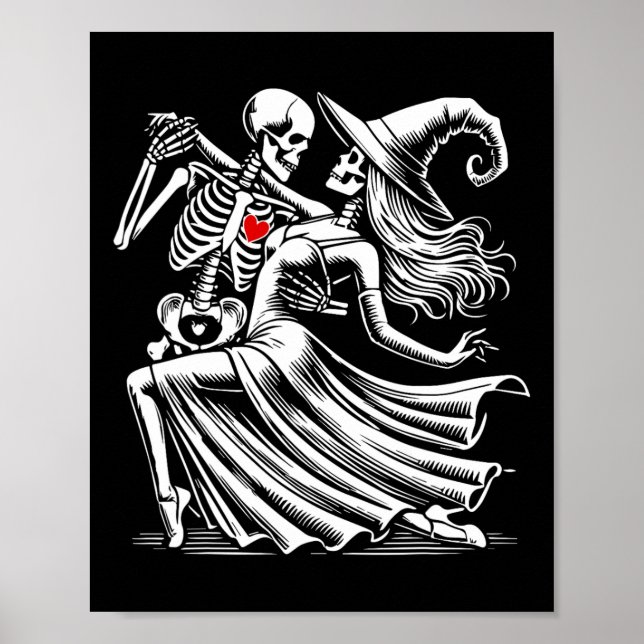 Poster Romance Dance Com Bruxa (Frente)