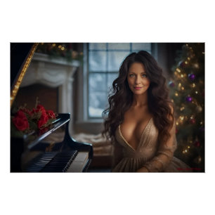 Póster Romance de Natal