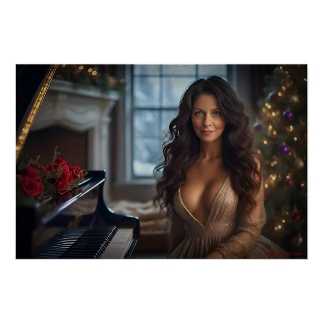 Póster Romance de Natal (Frente)